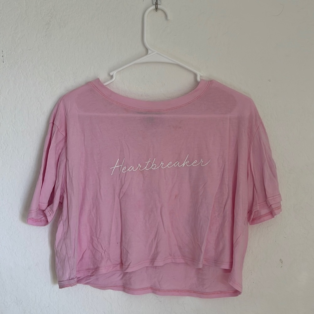 Pink “Heartbreaker” Crop-Top